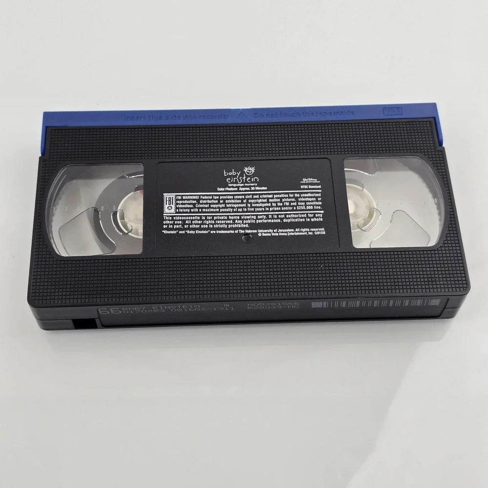 Baby Einstein Numbers Nursery VHS Tape 2003 Walt Disney Introduction to Numbers